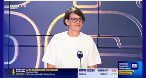 Lea Dauphas sur le plateau BFM 130326